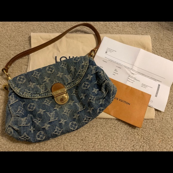 Louis Vuitton Handbags - Authentic Louis Vuitton Denim Pleaty